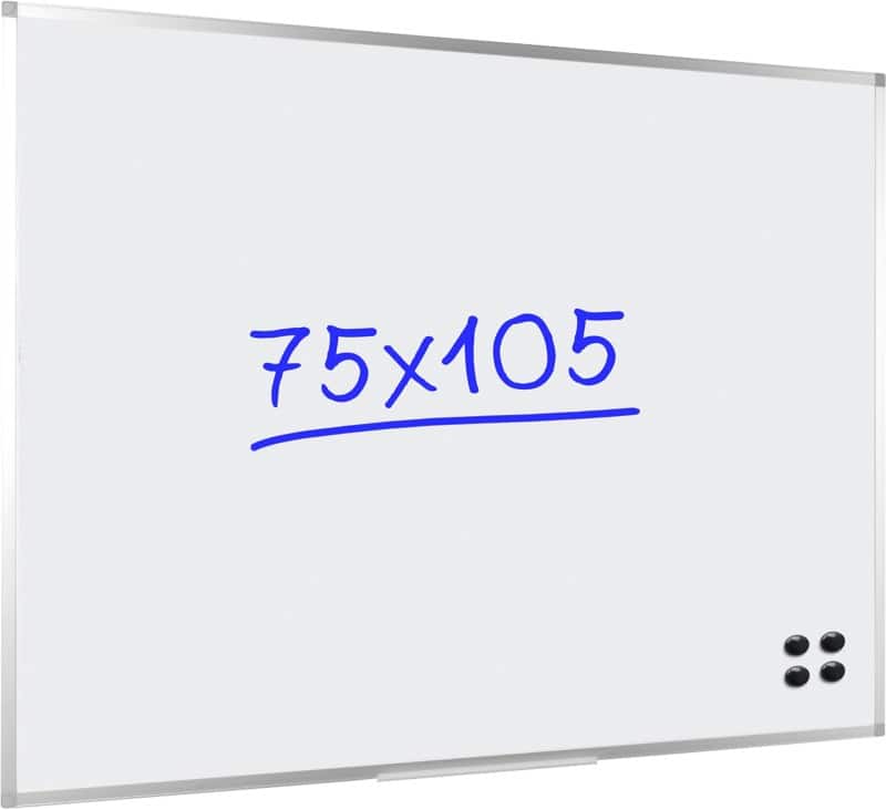 Viking Whiteboard Static Magnetic Single Sided 106.5 (W) x 75 (H) cm