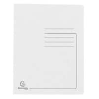 Exacompta Flat File 39982E A4 Mottled Pressboard 27.2 (W) x 0.2 (D) x 31.8 (H) cm White Pack of 25