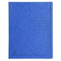 Exacompta Flat File 39992E A4 Mottled Pressboard 27.2 (W) x 0.2 (D) x 31.8 (H) cm Blue Pack of 25
