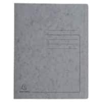 Exacompta Flat File 39989E A4 Mottled Pressboard 27.2 (W) x 0.2 (D) x 31.8 (H) cm Grey Pack of 25