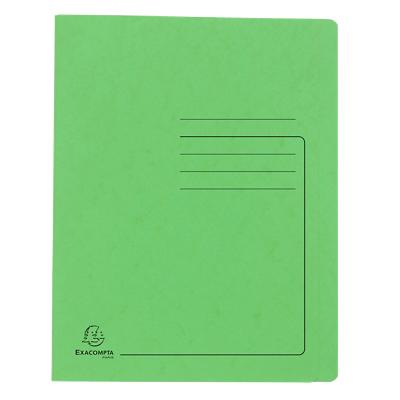 Exacompta Flat File 39985E A4 Mottled Pressboard 27.2 (W) x 0.2 (D) x 31.8 (H) cm Soft green Pack of 25