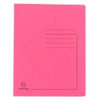 Exacompta Flat File 39987E A4 Mottled Pressboard 27.2 (W) x 0.2 (D) x 31.8 (H) cm Pink Pack of 25