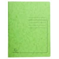 Exacompta Metal Spring File 240233E Soft green Mottled Pressboard Pack of 25