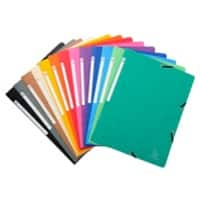 Elastic Folder Exacompta 5510E Mottled Pressboard Rubber Band 24 (W) x 0.3 (D) x 32 (H) cm Assorted Pack of 50