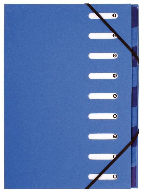 Exacompta Forever Multipart File 52982E A4 Board Light blue 24.3 (W) x 1.3 (D) x 32.8 (H) cm Pack of 6