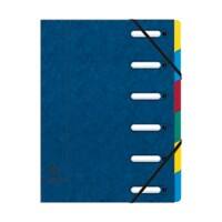 Exacompta Multipart File 55062E A4 Mottled Pressboard Blue 24 (W) x 0.3 (D) x 32 (H) cm Pack of 8