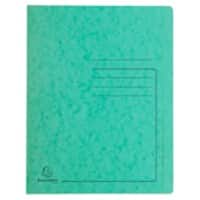 Exacompta Flat File 39993E A4 Mottled Pressboard 27.2 (W) x 0.2 (D) x 31.8 (H) cm Green Pack of 25