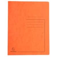 Exacompta Flat File 39994E A4 Mottled Pressboard 27.2 (W) x 0.2 (D) x 31.8 (H) cm Orange Pack of 25
