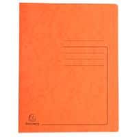 Exacompta Flat File 39994E A4 Mottled Pressboard 27.2 (W) x 0.2 (D) x 31.8 (H) cm Orange Pack of 25