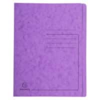 Exacompta Flat File 39998E A4 Mottled Pressboard 27.2 (W) x 0.2 (D) x 31.8 (H) cm Purple Pack of 25