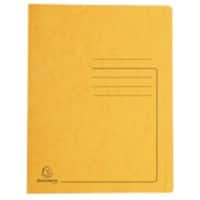 Exacompta Flat File 39999E A4 Mottled Pressboard 27.2 (W) x 0.2 (D) x 31.8 (H) cm Yellow Pack of 25