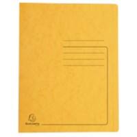 Exacompta Flat File 39999E A4 Mottled Pressboard 27.2 (W) x 0.2 (D) x 31.8 (H) cm Yellow Pack of 25