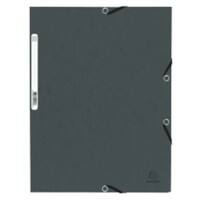 Exacompta 3 Flap Folder 55313E Grey Mottled Pressboard Pack of 50