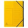 Exacompta Multipart File 541209E A4 Mottled Pressboard Yellow 24.5 (W) x 1 (D) x 32 (H) cm Pack of 10