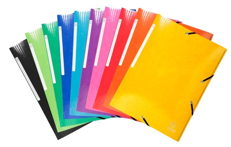 Exacompta Iderama 3 Flap Folder 55930E Assorted Card Pack of 40