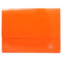 Exacompta Iderama Document Wallet 6508Z Card 35.7 (W) x 24.5 (D) x 0.4 (H) cm Orange Pack of 10