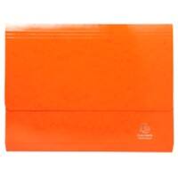 Exacompta Iderama Document Wallet 6508Z Card 35.7 (W) x 24.5 (D) x 0.4 (H) cm Orange Pack of 10