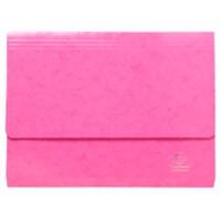 Exacompta Iderama Document Wallet 6507Z Card 35.7 (W) x 24.5 (D) x 0.4 (H) cm Pink Pack of 10