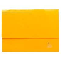 Exacompta Iderama Document Wallet 6503Z Card 35.7 (W) x 24.5 (D) x 0.4 (H) cm Yellow Pack of 10