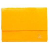 Exacompta Iderama Document Wallet 6503Z Card 35.7 (W) x 24.5 (D) x 0.4 (H) cm Yellow Pack of 10