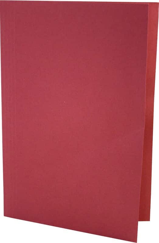 Exacompta Square Cut Folder SCL-REDZ Red Manila Pack of 100