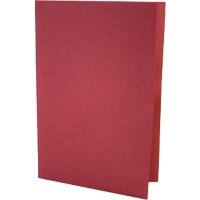 Exacompta Square Cut Folder SCL-REDZ Red Manila Pack of 100