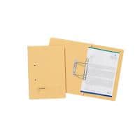 Exacompta Guildhall Transfer Spiral File 211/7003Z Yellow Manila Pack of 25