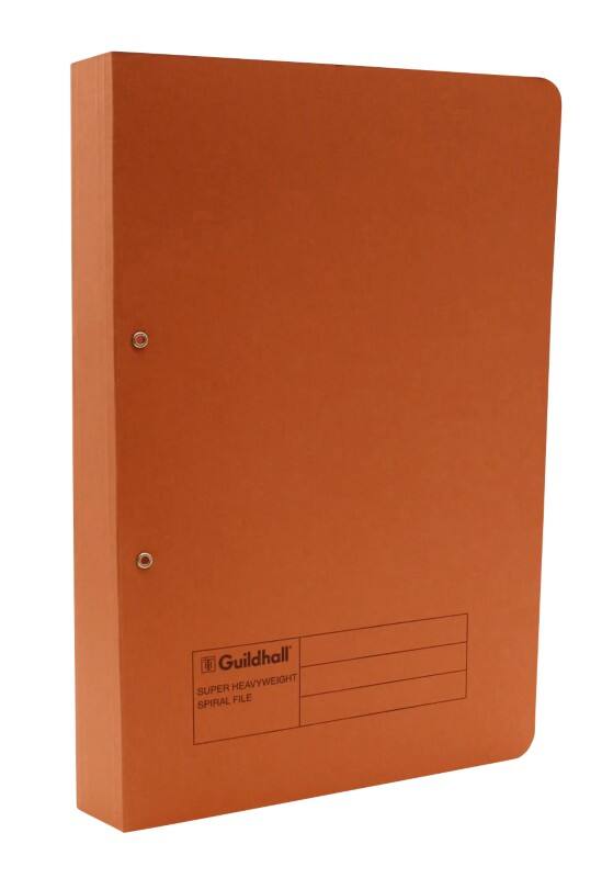 Exacompta Guildhall Transfer Spiral File 211/7004Z Orange Manila Pack of 25
