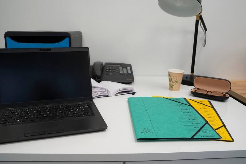 Exacompta Multipart File 541704E A4 Mottled Pressboard Orange 24.5 (W) x 0.5 (D) x 32 (H) cm Pack of 10