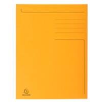 Exacompta Forever 3 Flap Folder 44909E Orange Board Pack of 100