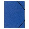 Elastic Folder Exacompta 555412E Mottled Pressboard Rubber Band 24 (W) x 0.3 (D) x 32 (H) cm Blue Pack of 25