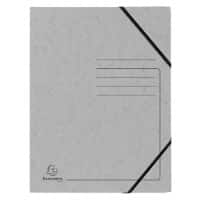 Elastic Folder Exacompta 555471E Mottled Pressboard Rubber Band 24 (W) x 0.3 (D) x 32 (H) cm Grey Pack of 25