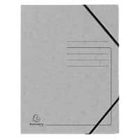 Elastic Folder Exacompta 555471E Mottled Pressboard Rubber Band 24 (W) x 0.3 (D) x 32 (H) cm Grey Pack of 25