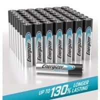 Energizer Batteries Max Plus AAA LR03 Alkaline 1.5 V Pack of 50