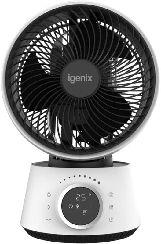 igenix Turbo Desk Fan Main 32 Speeds 38 cm White IGFD4009W 22.86 cm