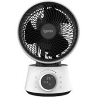 igenix Desk Fan IGFD4009W Non Height Adjustable Main 26 W Plastic White 32 25.5 x 23.7 x 37.4 cm