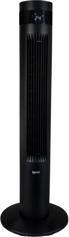 igenix Digital Tower Fan Main 3 Speeds 90 cm Black IGFD6035B