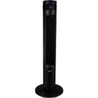 igenix Tower Fan IGFD6035B Non Height Adjustable Main 50 W Plastic Black 3 30 x 30 x 90 cm