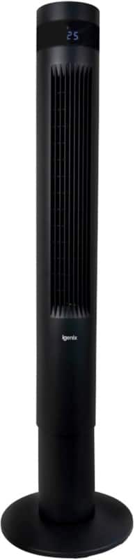 igenix Digital Tower Fan Main 3 Speeds 110 cm Black IGFD6043B
