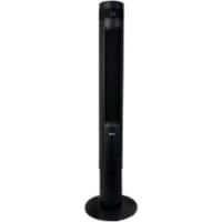 igenix Tower Fan IGFD6043B Non Height Adjustable Main 50 W Plastic Black 3 30 x 30 x 110 cm