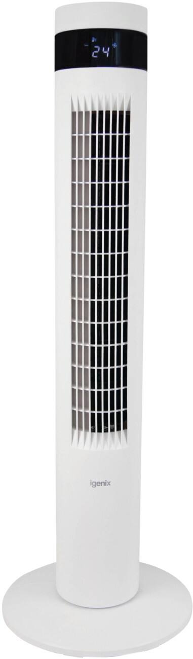 igenix Digital Tower Fan Main 3 Speeds 90 cm White IGFD6035W