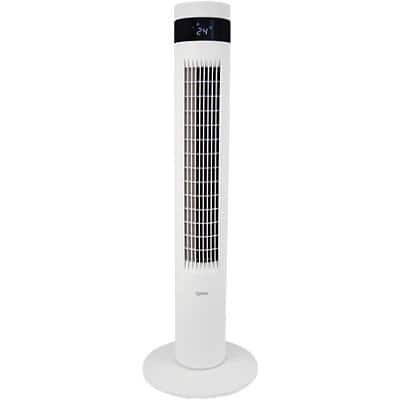 igenix Tower Fan IGFD6035W Non Height Adjustable Main 50 W Plastic White 3 30 x 30 x 90 cm