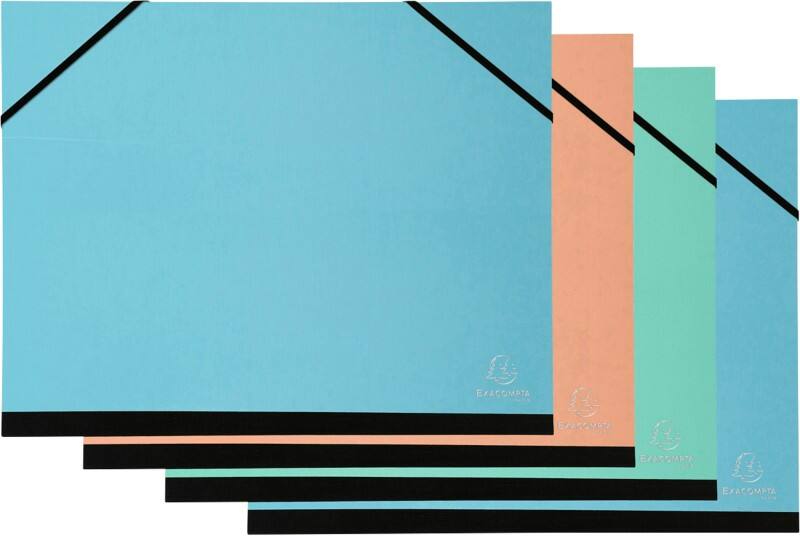 Exacompta A4 Portfolio Cardboard, Paper Pack 10