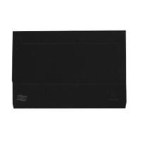 Exacompta Europa Document Wallet 4792Z A4, Foolscap Mottled Pressboard 35.7 (W) x 0.3 (D) x 24.5 (H) cm Black Pack of 25