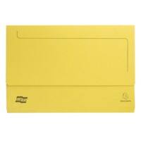 Exacompta Europa Document Wallet 3149Z A4, Foolscap Mottled Pressboard 35.7 (W) x 0.3 (D) x 24.5 (H) cm Lemon Pack of 25