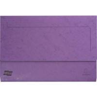 Exacompta Europa Document Wallet 4794Z A4, Foolscap Mottled Pressboard 35.7 (W) x 0.3 (D) x 24.5 (H) cm Lilac Pack of 25
