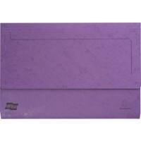 Exacompta Europa Document Wallet 4794Z A4, Foolscap Mottled Pressboard 35.7 (W) x 0.3 (D) x 24.5 (H) cm Lilac Pack of 25