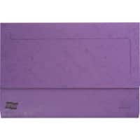 Exacompta Europa Document Wallet 4794Z A4, Foolscap Mottled Pressboard 35.7 (W) x 0.3 (D) x 24.5 (H) cm Lilac Pack of 25