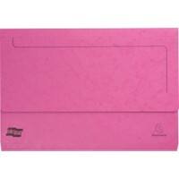 Exacompta Europa Document Wallet 3091Z A4, Foolscap Mottled Pressboard 35.7 (W) x 0.3 (D) x 24.5 (H) cm Pink Pack of 25