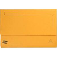 Exacompta Europa Document Wallet 4796Z A4, Foolscap Mottled Pressboard 35.7 (W) x 0.3 (D) x 24.5 (H) cm Yellow Pack of 25